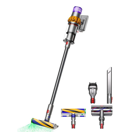 Вертикальный пылесос Dyson V15 Detect Absolute SV47, Yellow/Nickel (EU) Фото 2