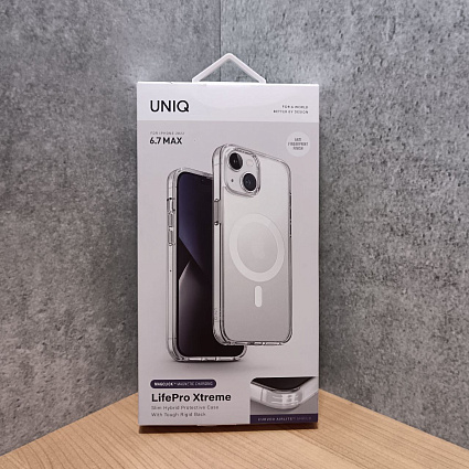 Чехол для смартфона Uniq Lifepro Xtreme AF (MagSafe) для iPhone 14 Plus, прозрачный Фото 2