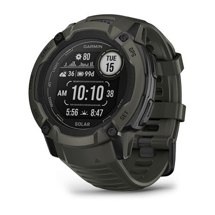 Смарт-часы Garmin Instinct 2X Solar, темно-зеленый (010-02805-05) Фото 1