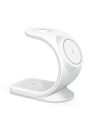 Беспроводное зарядное устройство vlp Powerstand 3in1, белый Фото 3