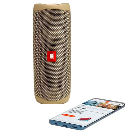 Портативная акустика JBL Flip 5, бежевый Фото 3