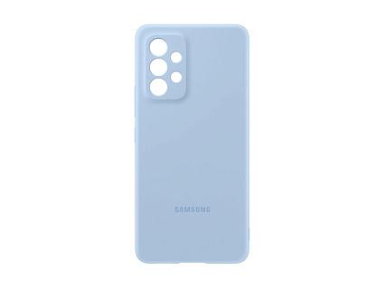 Чехол Samsung для Galaxy A53 Silicone Cover EF-PA536TLEGRU, голубой Фото 3