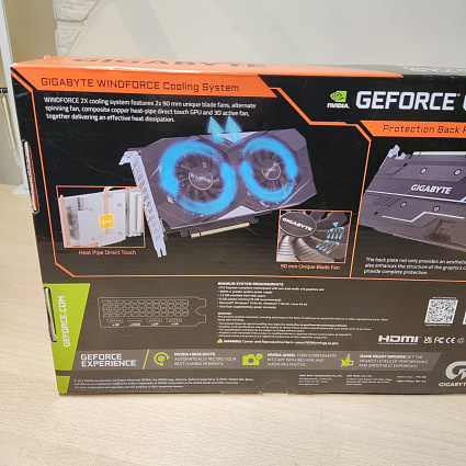 Видеокарта GIGABYTE nVidia GeForce GTX 1660, 6 ГБ, GDDR5, OC Фото 5