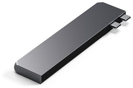 Адаптер Satechi USB-C Pro Hub Slim, серый космос (ST-HUCPHSM) Фото 1