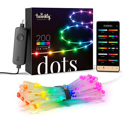 Гирлянда Twinkly Dots LED, 200 LED, RGB, Wi-Fi Фото 2