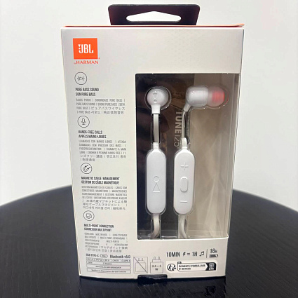 Беспроводные наушники JBL TUNE 125BT, белый Фото 4