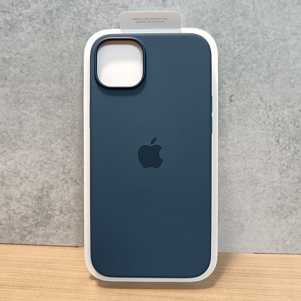 Чехол для смартфона Apple iPhone 14 Plus Silicone Case with MagSafe, синий Фото 3