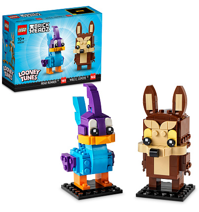 Конструктор LEGO BrickHeadz 40559 Road Runner и Wile E. Coyote Фото 6