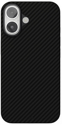 Чехол VLP Kevlar Case с MagSafe для iPhone 16, черный (1058039) Фото 1