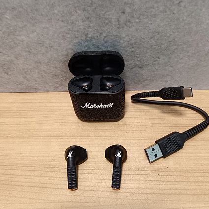 Беспроводные наушники Marshall Minor 3, черный Фото 4
