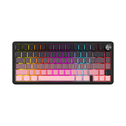 Беспроводная клавиатура CyberLynx RX75, Flow Blue Switch, розовый Фото 13