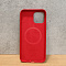 Чехол Apple MagSafe для iPhone 12 Pro Max, кожа, красный (PRODUCT)RED Фото 4