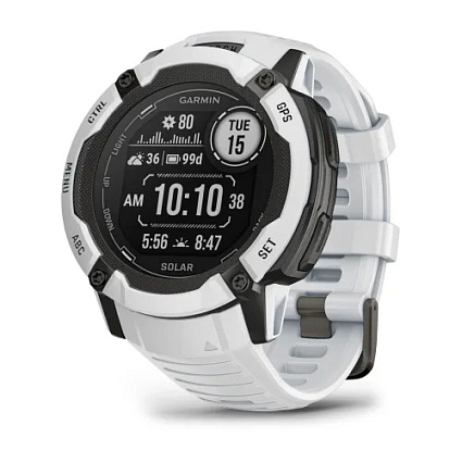 Смарт-часы Garmin Instinct 2X Solar Whitestone, белый (010-02805-04) Фото 1