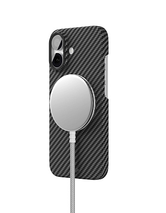 Чехол VLP Kevlar Case с MagSafe для iPhone 17, черный (1058067) Фото 4