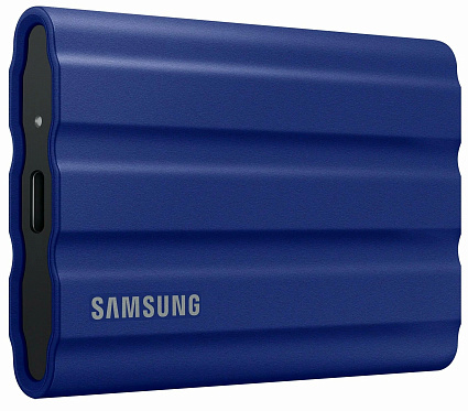 Внешний SSD диск Samsung T7 2Tb Shield Blue MU-PE2T0R Фото 1
