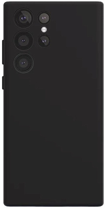 Чехол силиконовый VLP Aster Case для Samsung Galaxy S24 Ultra, черный Фото 1