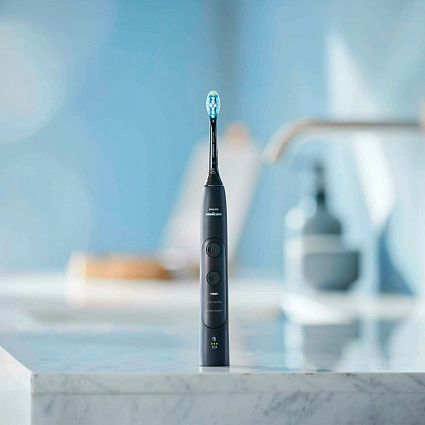 Электрическая зубная щетка Philips HX9601/02, черный Фото 3