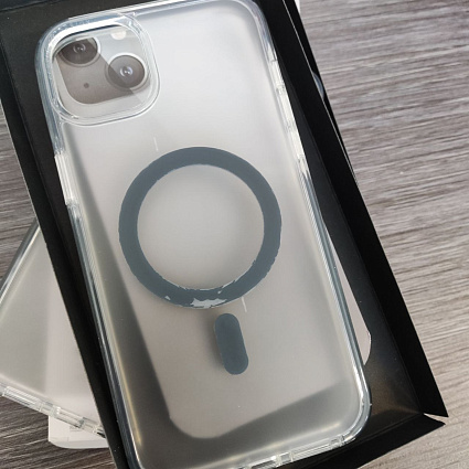 Чехол Uniq для iPhone 14 Plus Combat AF Charcoal (MagSafe), черный Фото 5