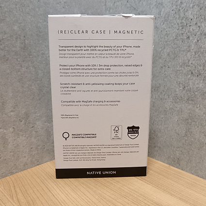 Чехол для смартфона Native Union (Re)Clear Case for iPhone 15 Pro Max, прозрачный Фото 5
