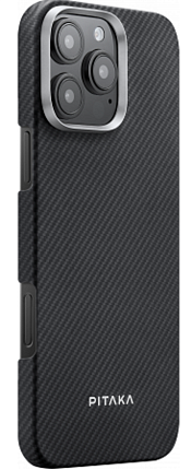 Чехол PITAKA Ultra-Slim Case для iPhone 16 Pro, черный (KI1601PA) Фото 2
