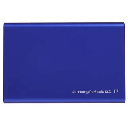 Внешний SSD диск Samsung T7 1ТБ, синий (MU-PC1T0H) Фото 2