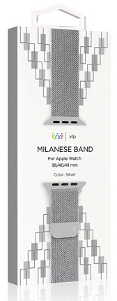 Ремешок VLP Milanese Band для Apple Watch 38/40/41mm, черный Фото 4