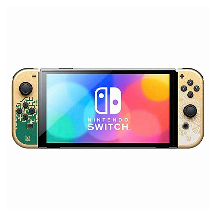 Игровая приставка Nintendo Switch OLED The Legend of Zelda: Tears of the Kingdom Edition, черный Фото 1