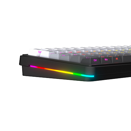 Беспроводная клавиатура CyberLynx RX75, Flow Blue Switch, серый Фото 9