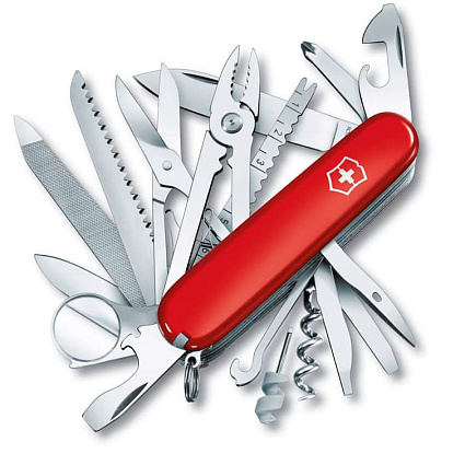 Мультитул Victorinox Swiss champ, красный Фото 1