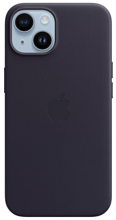 Кожаный чехол MagSafe для iPhone 14 - Ink (MPP63ZM/A) Фото 1