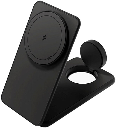 Беспроводное зарядное устройство VLP Alum Power Pro для Samsung, черный (1092014) Фото 3