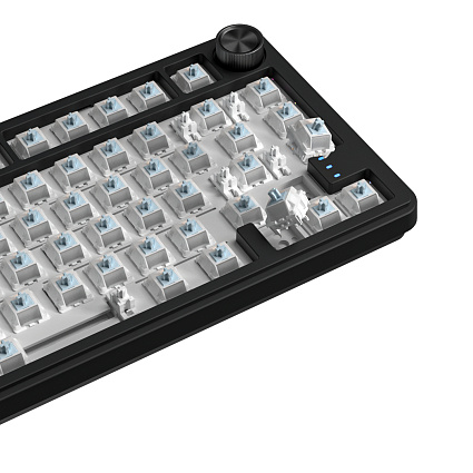 Беспроводная клавиатура CyberLynx RX75, Flow Blue Switch, серый Фото 25