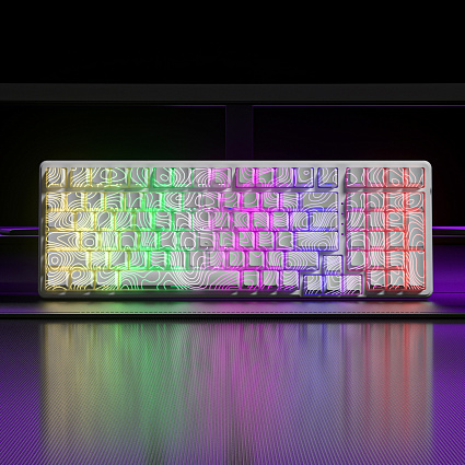 Беспроводная клавиатура Furycube K99 PRO ENG, Platinum Switch, белый Фото 2