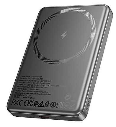 Внешний аккумулятор Hoco Q26A 10000 mAh, черный Фото 1