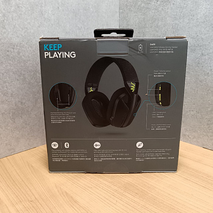 Гарнитура Logitech G435 Lightspeed, черный Фото 4