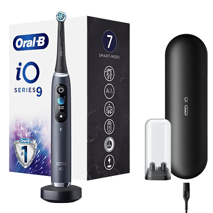 Электрическая зубная щетка Oral-B iO Series 9N Black Onyx Фото 1