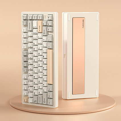 Беспроводная клавиатура CyberLynx F75 SE ENG, Platinum Switch, белый Фото 2