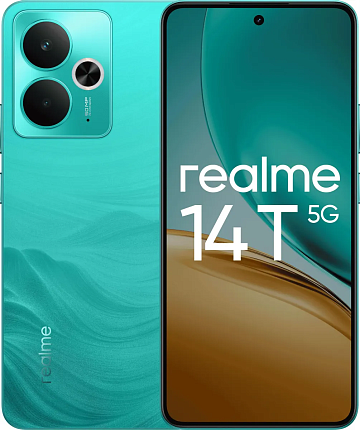 Смартфон Realme 14T 5G 8/256Гб, зеленый Фото 1