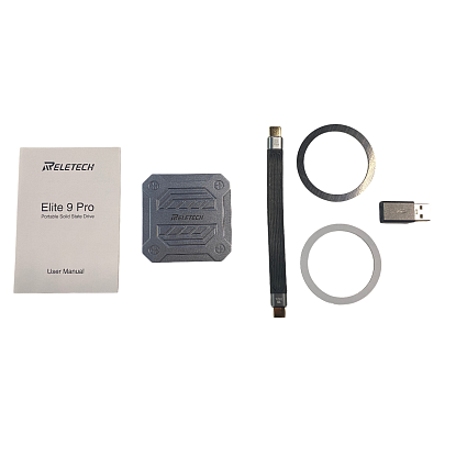 Внешний SSD Reletech Elite9 Pro Magnetic Portable 1 Тб, серый Фото 14