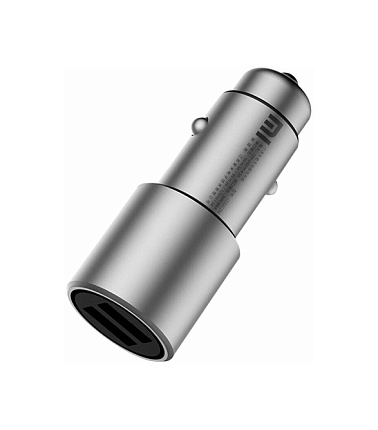 АЗУ Xiaomi Mi Car Charger QC 3.0 36W Silver (CC02CZM) Фото 1