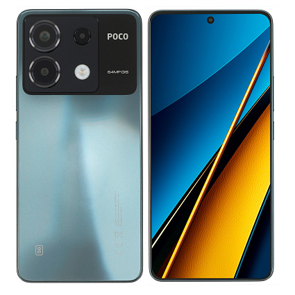 Смартфон Xiaomi Poco X6 SIM + eSIM, 8 Гб RAM, 256 Гб, синий (EU) Фото 1