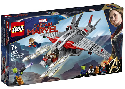Конструктор LEGO Super Heroes 76127 Капитан Марвел и атака скруллов Фото 1