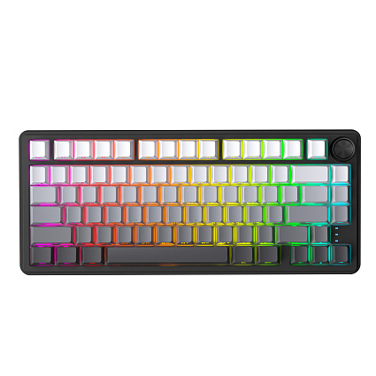 Беспроводная клавиатура CyberLynx RX75, Flow Blue Switch, серый Фото 1