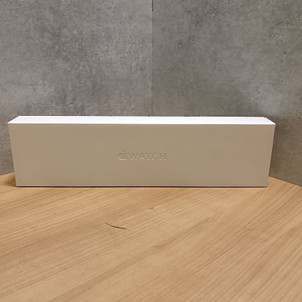 Умные часы Apple Watch Series 6 GPS + Cellular, 44 мм, сталь серебристого цвета, спортивный ремешок белый Фото 2