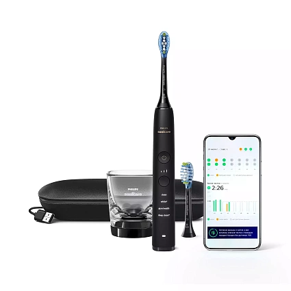 Электрическая зубная щетка Philips Sonicare DiamondClean 9000 HX9913/18 Фото 1