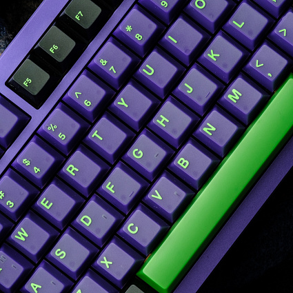Беспроводная клавиатура CyberLynx F75 ULTRA ENG, фиолетовый Фото 6