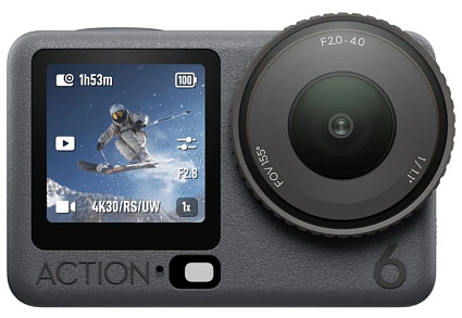 Экшн-камера DJI Osmo Action 6 Standard Combo, черный Фото 1