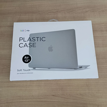 Чехол для ноутбука vlp Plastic Case для MacBook Air 13" 2020, белый Фото 2