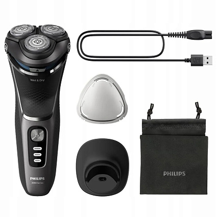 Электробритва Philips Shaver 3000 Series S3343/13, черный Фото 1