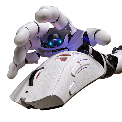 Беспроводная мышь Furycube G11 ультралегкая, белый Фото 3